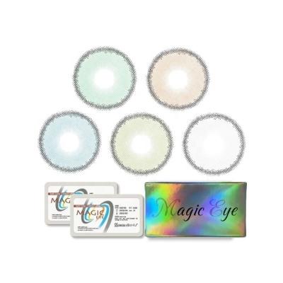 China Eye Cosmetics Direct Selling Contact Lenses Annual Magic Eye Colored Gray Contact Lens for sale