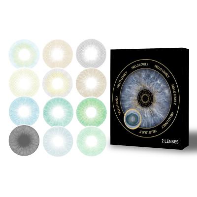 China Hellolovely eye cosmetic colored solotica desio eye colored contact lenses for sale