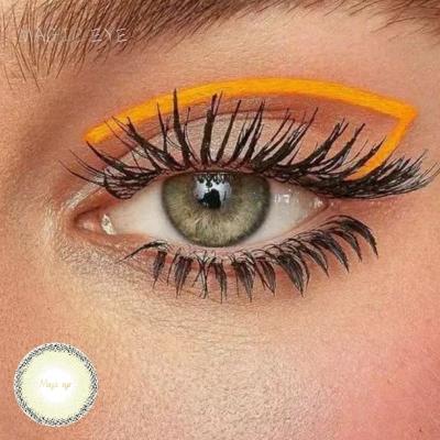 China OEM Cosmetic Logo Best Custom Eye Soft Power Eye Cheap Colored Contact Lens Lenses Lentes De Contato for sale