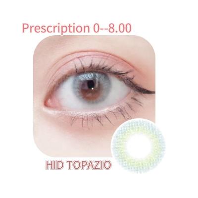 China Topazio Korea Color Contact Lens Cosmetic Clear Colored Eye Lenses Prescription 14.2 Diameter for sale