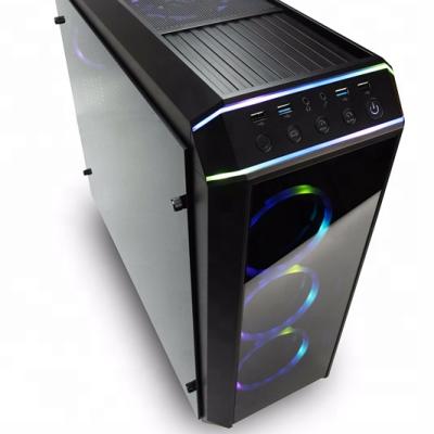 China With PC Fan Full Towe Custom Case ATX PC Gaming Case for sale