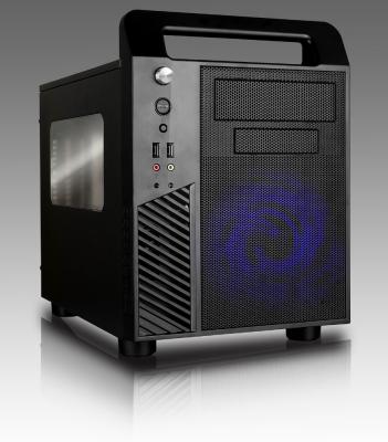 China With Slim Cube ATX Computer Case Support Hot Selling Micro ATX Power Supply In Fan Window Side for sale