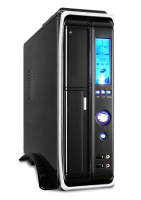 China With Slim Micro Fan ATX Case With Chassis Size L400*W104*H325mm, SECC 0.6mm, LCD Display for sale