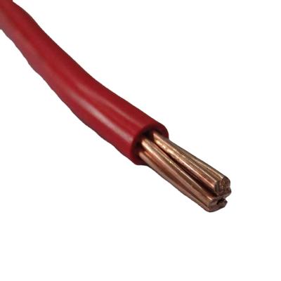 China Residential 600V Copper Conductor PVC Insulated THW Building Wire 12AWG 10AWG 6AWG 4AWG 2AWG for sale