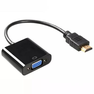 China Cheap Price VGA Converter Adapter Support Male Car HD To Full HD1080p HDTV HD To VGA Female For PC Laptop HD7003 for sale