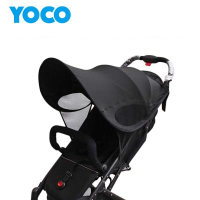 China Super UV Shade Cover Universal Fit Stroller Block Sun Shade Sun Protection September Sun Shade For Baby Stroller for sale