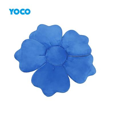 China Best Selling Petal Shape Flower Petal Shape Soft Foldable Soft Bathtub Pad Infant Shower Support Cushion Mat for sale