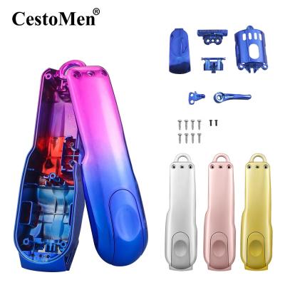 China Gold Plating Protective Shell Barber Accessories Hair Clipper Cover Haircut CestoMen Hair Trimmer Protective Housing For Magic for sale