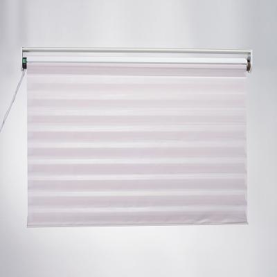 China Manufacturer Sun Filtering Motorized Track Shangri-La Waterproof Environmentally Friendly Blinds for sale