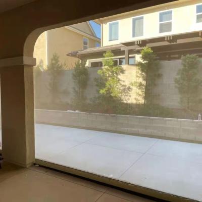 China CLASSIC Electric Outdoor Windproof Retractable Sunshade Curtain Roller Blinds for sale