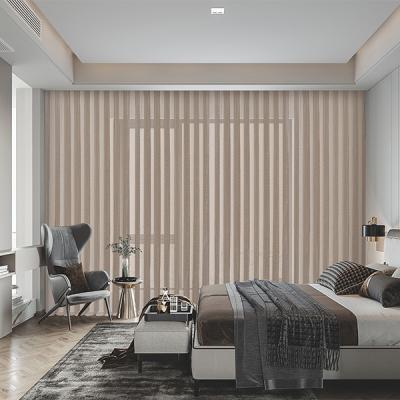 China Wholesale Waterproof Hot Sale Pure Aluminum Vertical Blinds With PVC Slats Hanas Curtain Vertical Blinds For Windows for sale