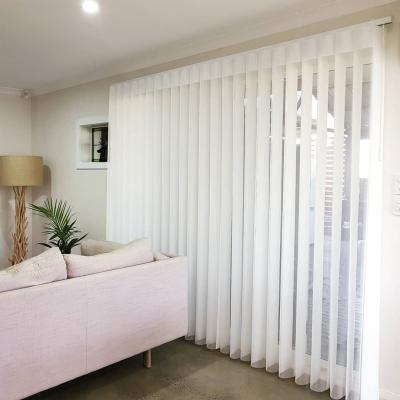 China Wholesale Price Waterproof Vertical Blinds With Manual Window Shades Blackout Blinds for sale