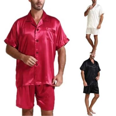 China Adult Men's Spring QUICK DRY Polyester Cotton Satin Silk Robe Set And Summer Original Basic Touch for sale