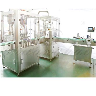 China China Supplier Beverage Machine Plastic Bottle Pressing Machine Glue Stick Capping Filling Machine for sale