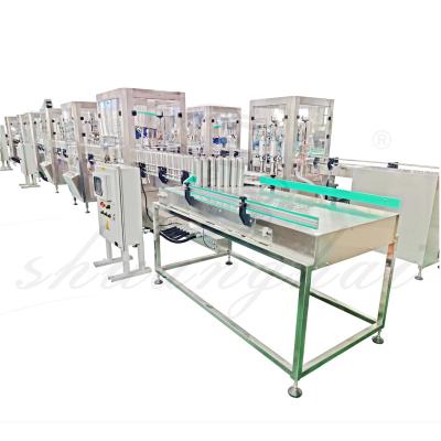 China Chinese food factory price aluminum aerosol cans line automatic aerosol filling machine aerosol can production line for sale