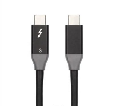 China COMPUTER ULT-Unite Good Quality 0.3m-2m 5A 100W Charging 5K@60Hz USB-C to USB-C Thunderbolt 3.0 Cable for eGPU Hub Docking for sale