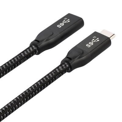 China MP3/MP4 Player ULT-Unite New Products Braided 10 Gbps Male To Female USB-C Extension Cable 30cm 60cm Extension Cable for sale