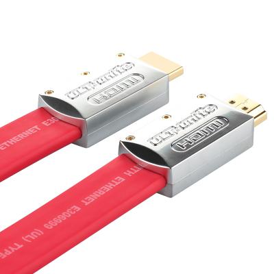 China COMPUTER ULT-unite Premium High Speed ​​Zinc Alloy Flat Cable 4K 60Hz 1m 1.5m 2m 18Gbps HDMI 3m 5m 10m 15m 20m for sale