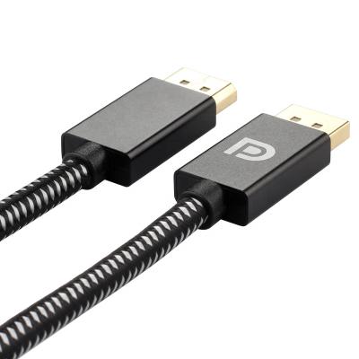 China COMPUTER ULT-Unite Amazon Best Seller 2m 4K@60Hz Black Braided Display Port to DisplayPort Cable for sale