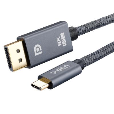 China COMPUTER ULT-Unite New Incoming 2m 3m Type C to DP USB C to DisplayPort 1.4 8K@60Hz 4K@144Hz Adapter for sale