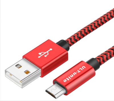 China MP3/MP4 Player ULT-Unite Chinese Factory Hot Sale Braided Ultra Thin Micro USB Charger Cable 25cm 60cm 1.2m 2m 3m for sale