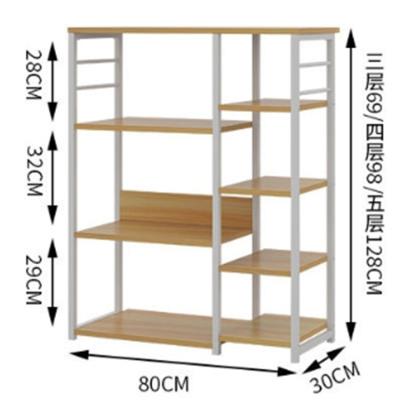 China Multifunctional microwave rack for hotel kitchen tableware universal storage for sale