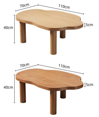 China Sit on the Cloud Floor Warm Shape Bedroom Living Room Solid Wood Modern Coffee Table for sale