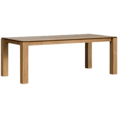 China 2022 Northern Europe Dining Table Centerpiece Luxury Wooden Table For Living Room for sale