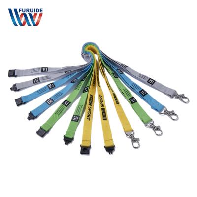 China Wholesale Custom Made Environmental Lanyard Printing With Logo Manufactures Nylon Custom Nylon Polyester Phone Lanyards for sale