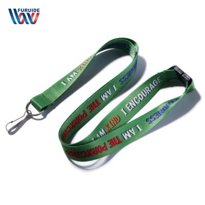 China Custom Fashionable ID Card 2021 Lanyards Lanyards With Security Clip And Zhu Dan Buckle for sale