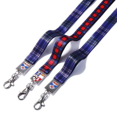 China Sublimation Printed Event Lanyard With Logo Custom Fashion Polyester ID Card Personalized For Metal Decoration for sale