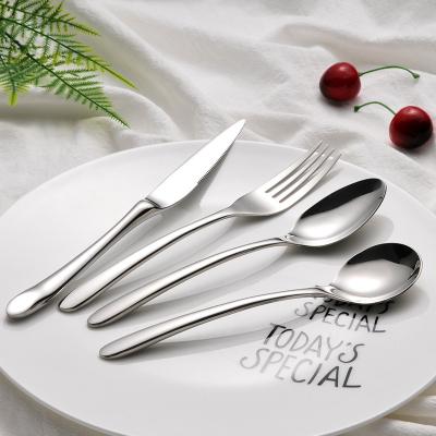 China 10%Off Hongda D032 18/10 Sustainable Patent New Design 304 18/10 High Grade Top Stainless Steel Flatware Elegant Wedding Metal Cutlery Set for sale