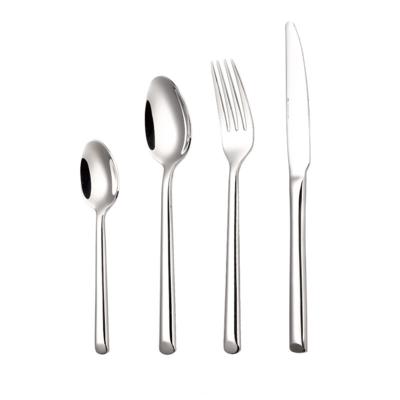 China D026 Viable Hongda Customized Design Flatware Cutlery Set 304 Stainless Steel Fork Knife Spoon for sale