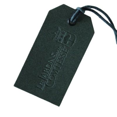 China New Design Viable Custom High Quality Cardboard Hang Tag For Bags Clothes for sale