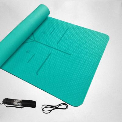 China Factory wholesale non-slip high density tape yoga mat widened and thickened dance fitness exercise mat for sale