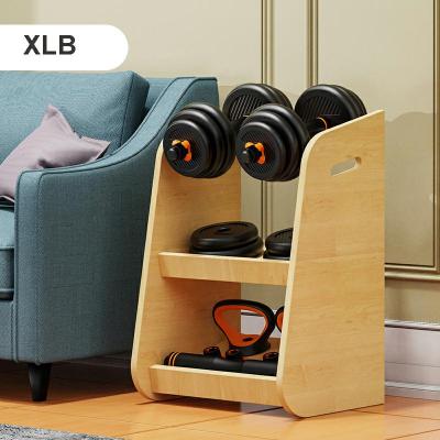 China Indoor environmental protection multi-function dumbbell six-in-one the flagship 20KG household dumbbell rack (single 10KG) for sale