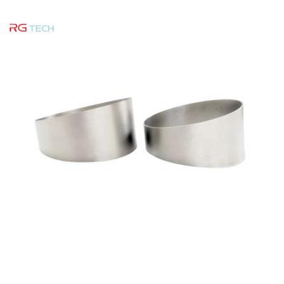 China EXHAUST 38.1 44.45 50.8 63.5 76.2 88.9 101.6mm High Quality Titanium 9 Degree Elbow Pie ​​Cut for sale