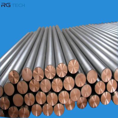 China High quality titanium clad copper bar/special high strength rod for sale