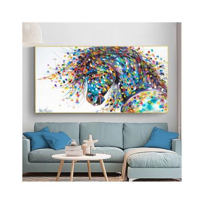 China New Selling Modern Well Drop Shipping Art Abstract Horse Animal Diamond Painting for sale