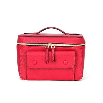 China 2021 Popular Custom Drawn Bag Red Small Cooler Bag For Woman Travel Essentials Cosmetic Bag for sale