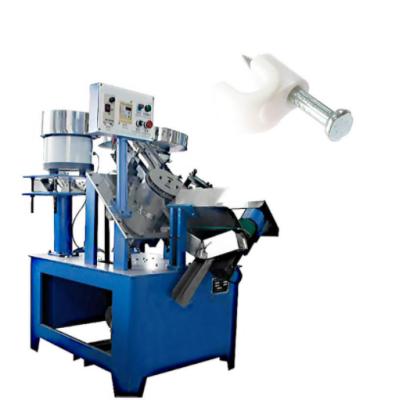 China Flat Type Cable Clamp Plant Nail Making Machine for sale