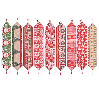 China Christmas Tablecloth Hot Sale Polyester Cotton Home Tablecloth Runner Creative Home Decoration for sale