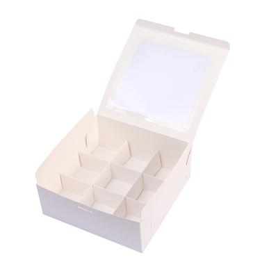 China Recyclable Clear Cake Box Custom Printing Logo With Handle Wedding Box Packaging for sale