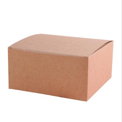 China Recyclable High Quality White Kraft Cardboard Paper Box Cookie Candy Baking Gift for sale