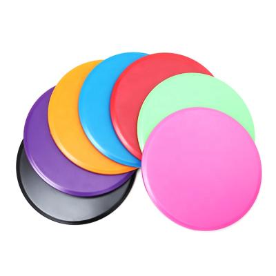 China Amazon Hot Selling Multicolor Light Portable 2 Dual Sided ABS Gliding Discs Fitness Exercise Core Slider Workout Yoga Equipment zu verkaufen