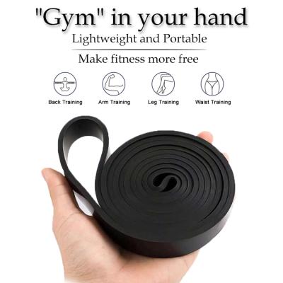 China Single 41 Inch Black Medium Band Set Training Pull Up Door Hook Free Weight Resistance Bands Te koop