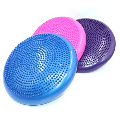 중국 Inflated Stability Wobble Cushion Extra Thick Core Balance Disc Mat KIDS Wiggle Seat Sensory Cushion Yoga Pad Fitness Disc 판매용