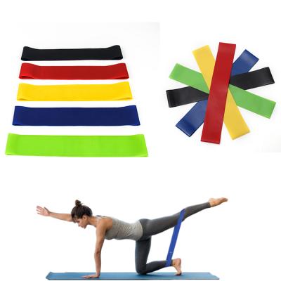 China Leg Exerciser Yoga Elastic Rubber Resistance Loop Bands Pull Up Fitness Hip Strength Latex Band Set Te koop