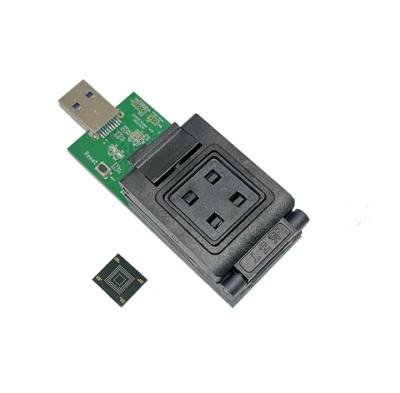 China UFS153 TO USB3.0 Adaptateur De Programmeur 0.5mm IC PIN PITCH Prise Size 11.5*13mm IC Connector for sale