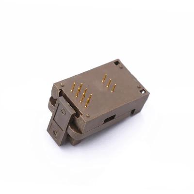 China TO-263-7L IC Test seat high temperature burn in socket pitch 1.27MM Clamshell adapter for sale